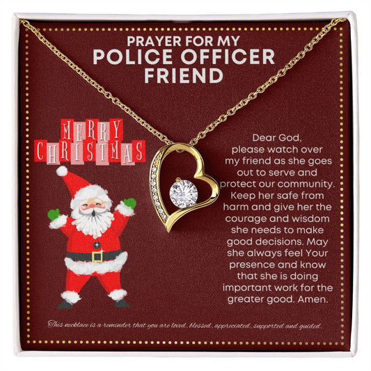 JGF Jewelry Gifts for Family Police Officer Friend Gifts for Her Women