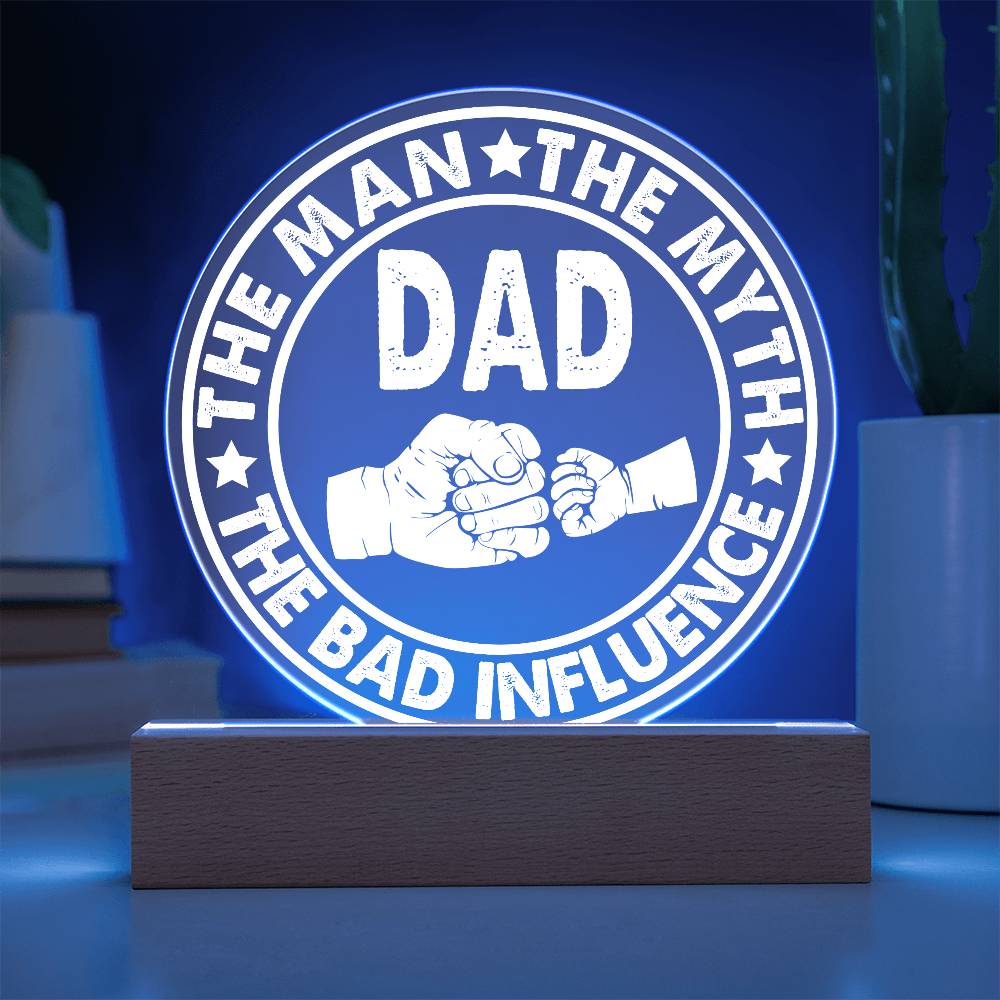 Dad-The Man-Circle Acrylic