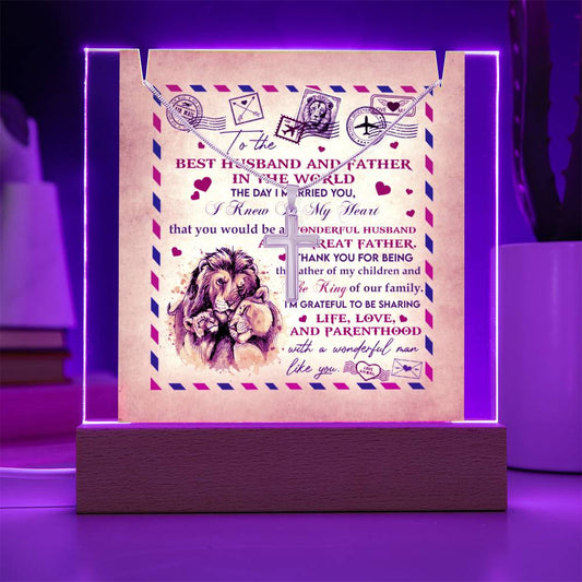 To My Husband and Father