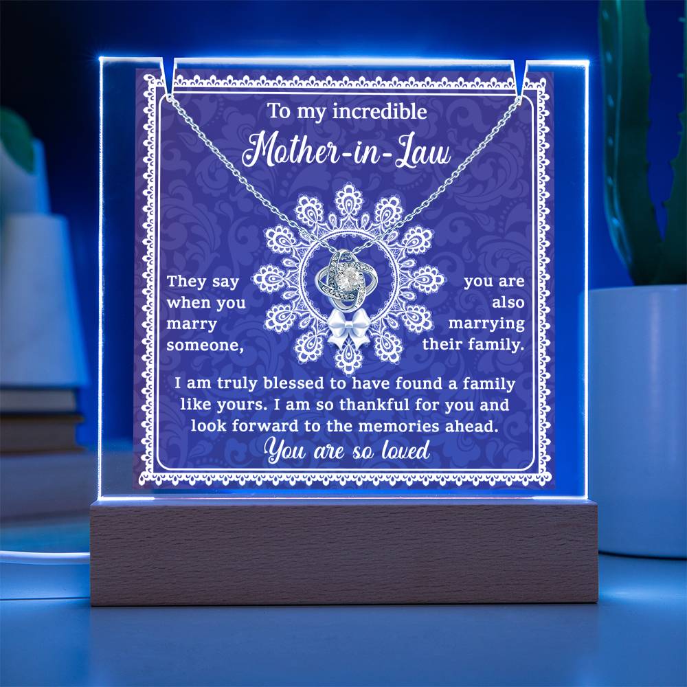 To Mother-In-Law - Blessed To Have A Family