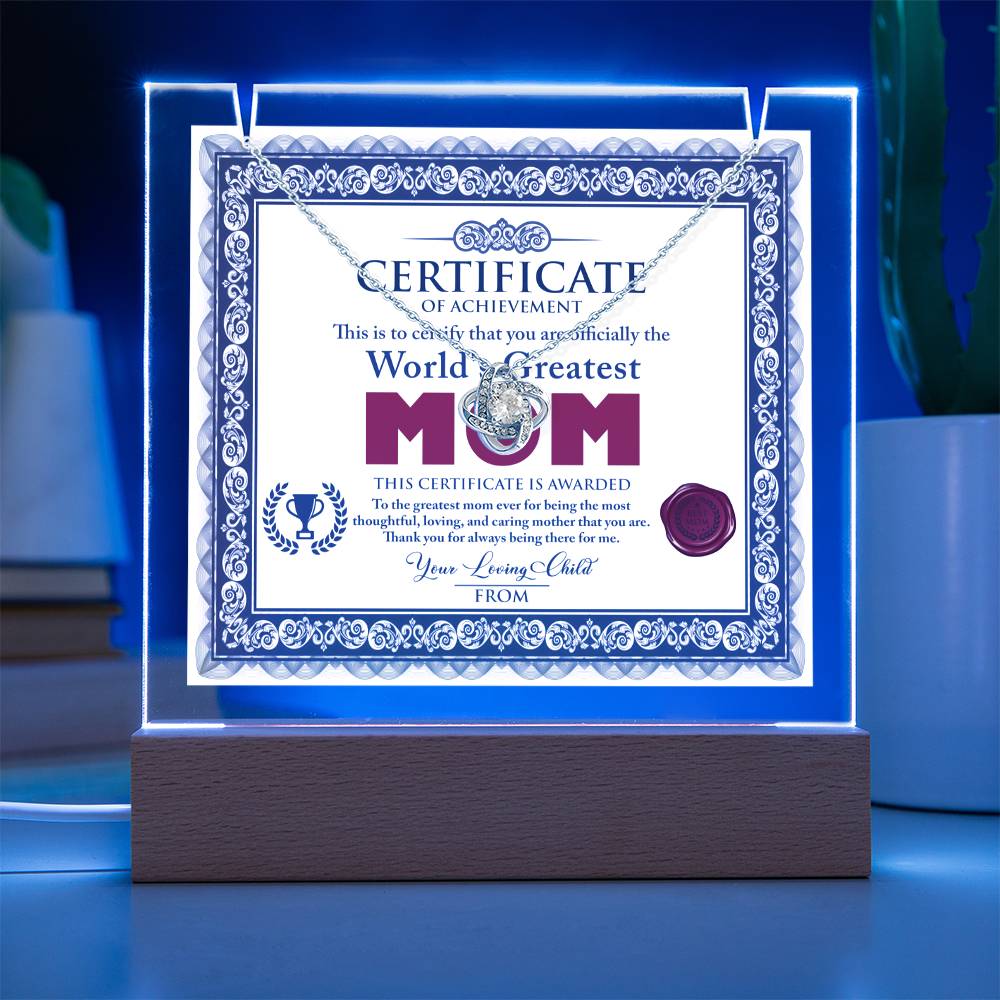 To My Mommy - World Greatest Mom