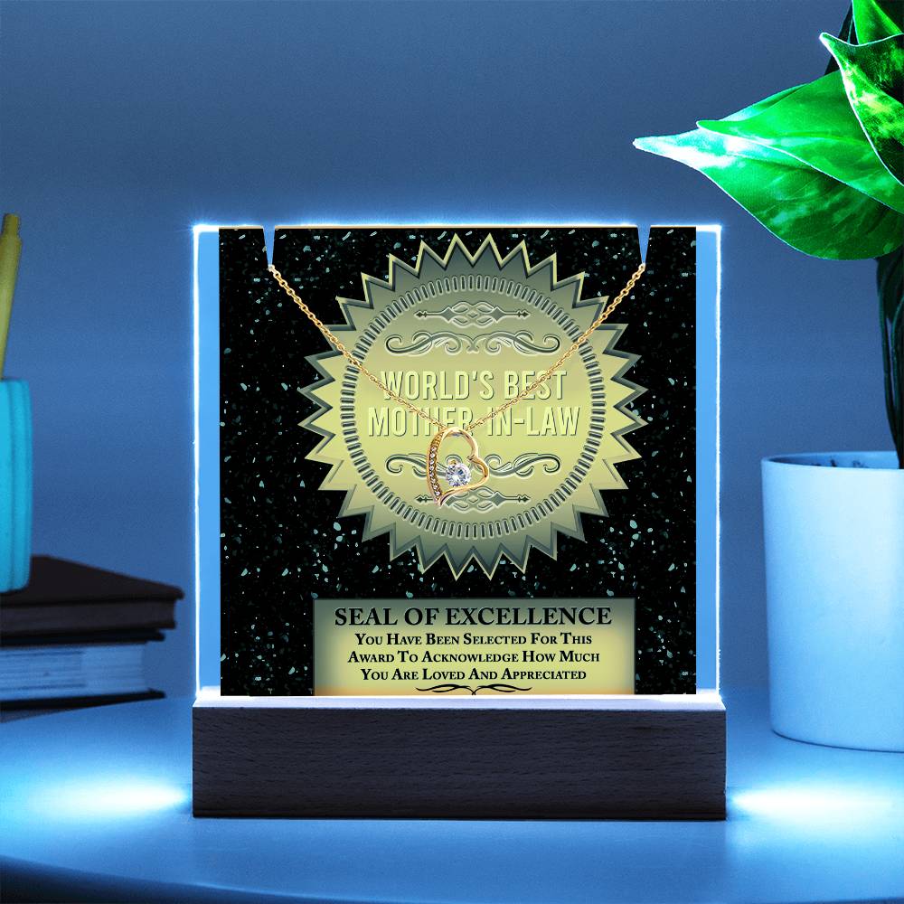 To My Mother-In-Law - Seal of Excellence Necklace