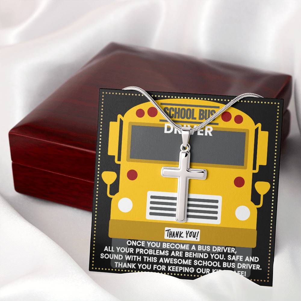 JGF Jewelry Gifts for Family School Bus Driver Appreciation Gifts For Men
