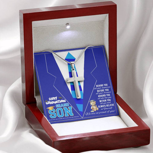 JGF Jewelry Gifts for Family Kindergarten Graduation Card Grandson For Kids