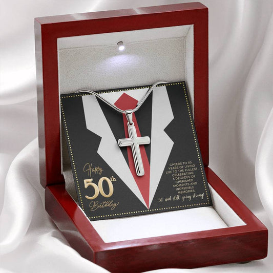 JGF Jewelry Gifts for Family 50 year Birthday Gifts For Men