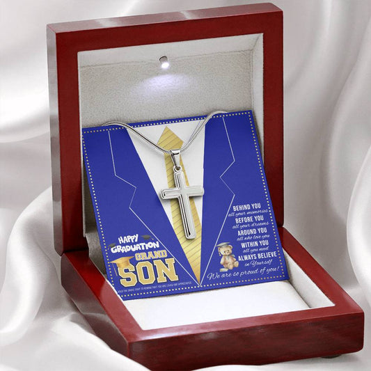 JGF Jewelry Gifts for Family Kindergarten Preschool Graduation Card Grandson