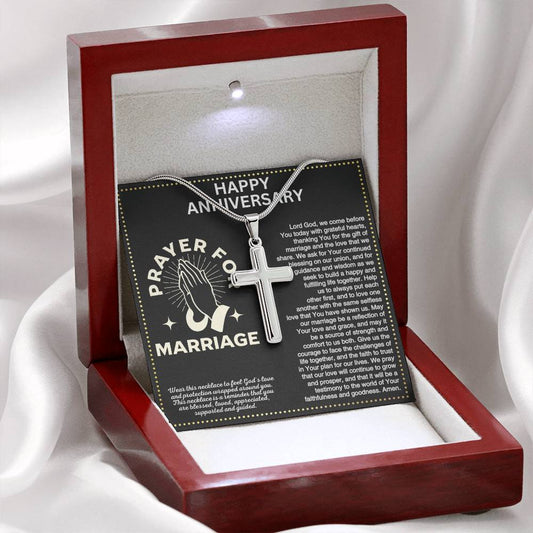 JGF Jewelry Gifts for Family Traditional 20th Wedding Gifts For Couple Marriage Prayer