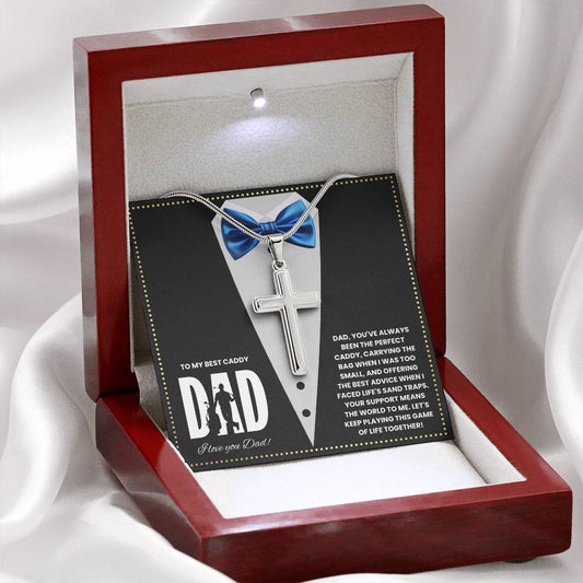 JGF Jewelry Gifts for Family Step Dad Golf Fathers Card Day Gifts Golfer