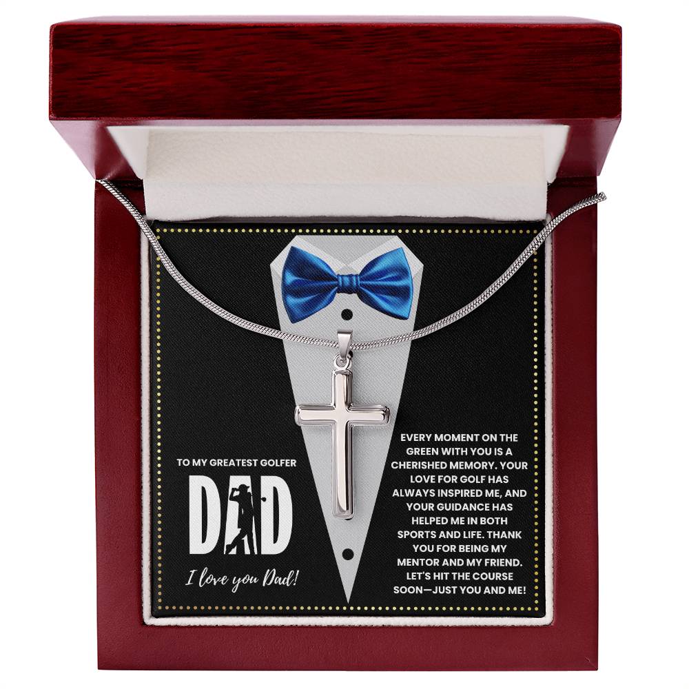 JGF Jewelry Gifts for Family First Fathers Card Day Gifts For New Golfing Dad Golf