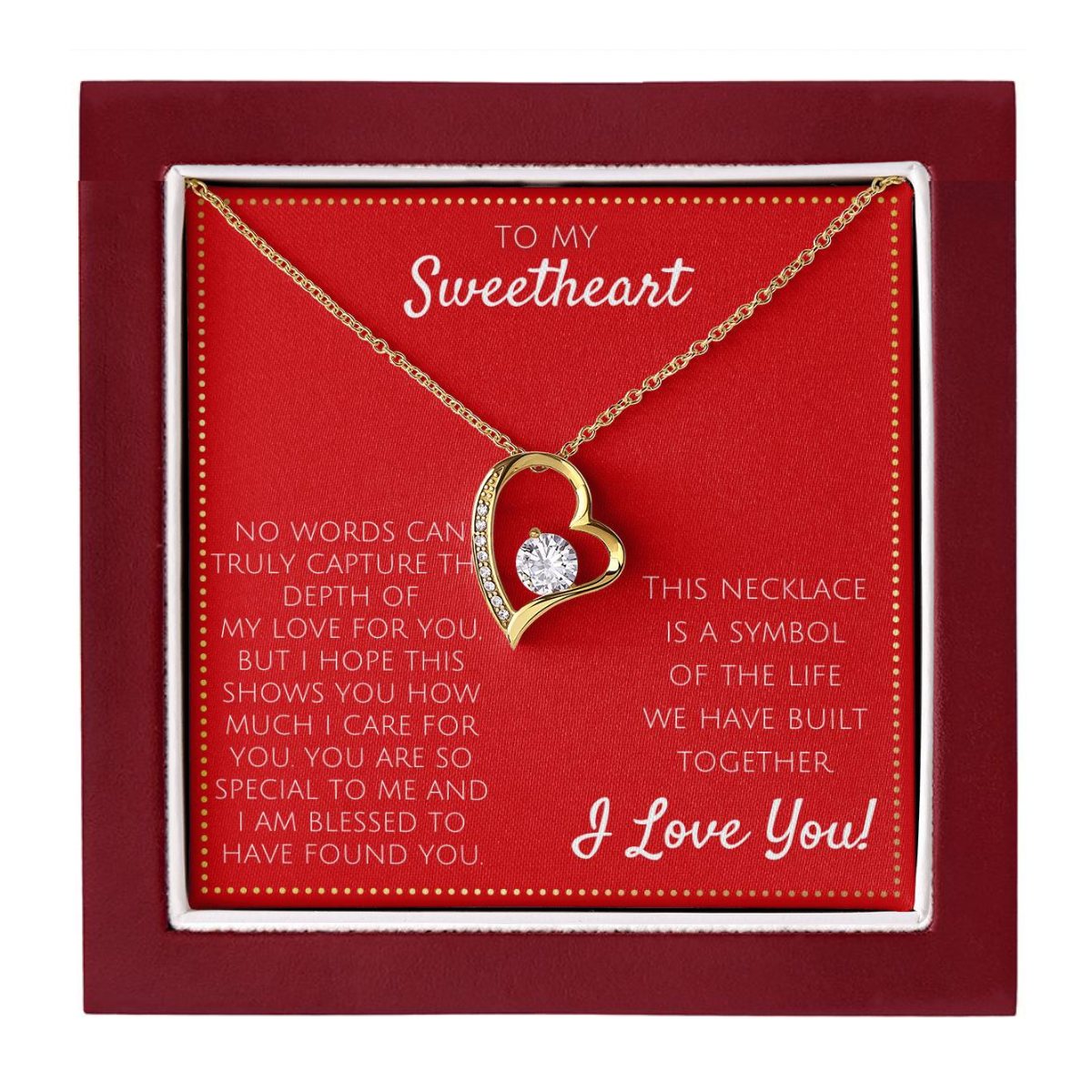 JGF Jewelry Gifts for Family To My Soulmate Necklace For Women
