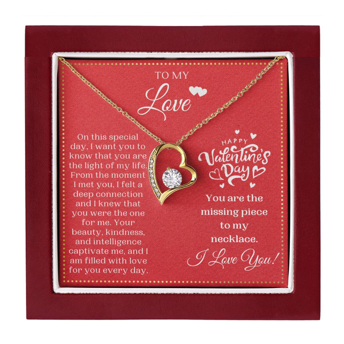 JGF Jewelry Gifts for Family Valentines Day Gifts For Wifey