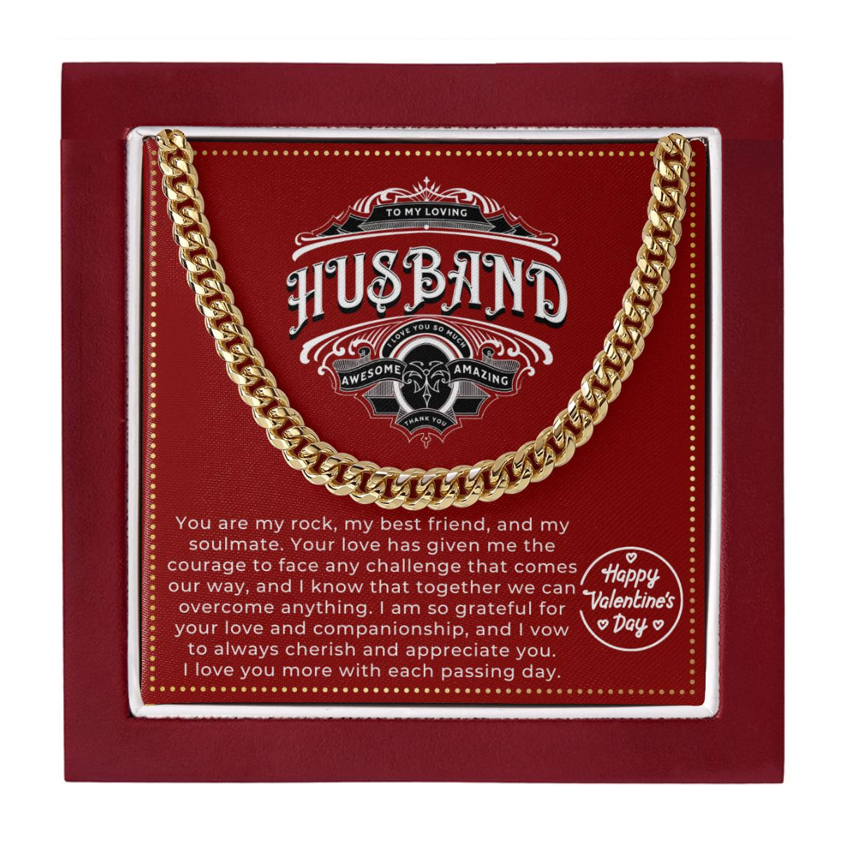 JGF Jewelry Gifts for Family Valentines Day Gifts For Him Husband