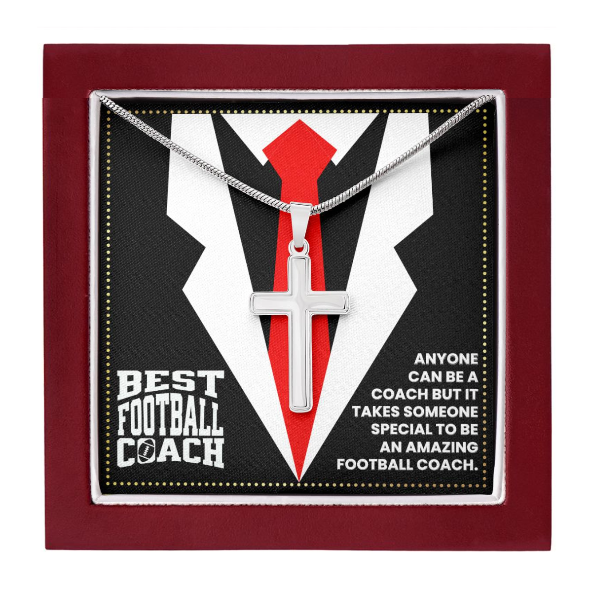 JGF Jewelry Gifts for Family Head Football Coach Gifts For Men