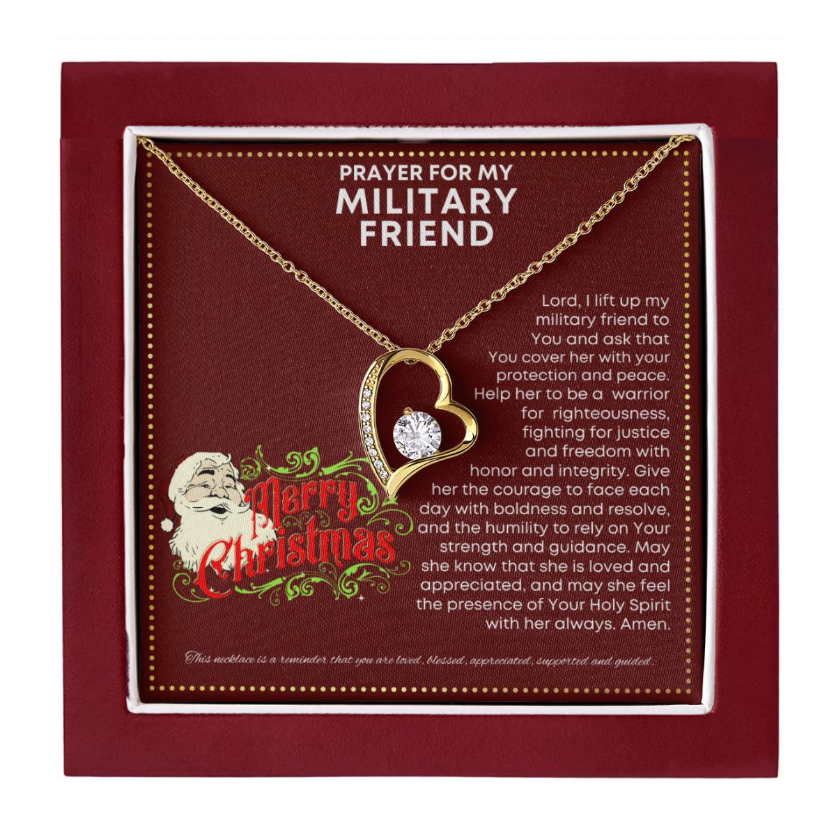 JGF Jewelry Gifts for Family Proud Gifts For Military Friend