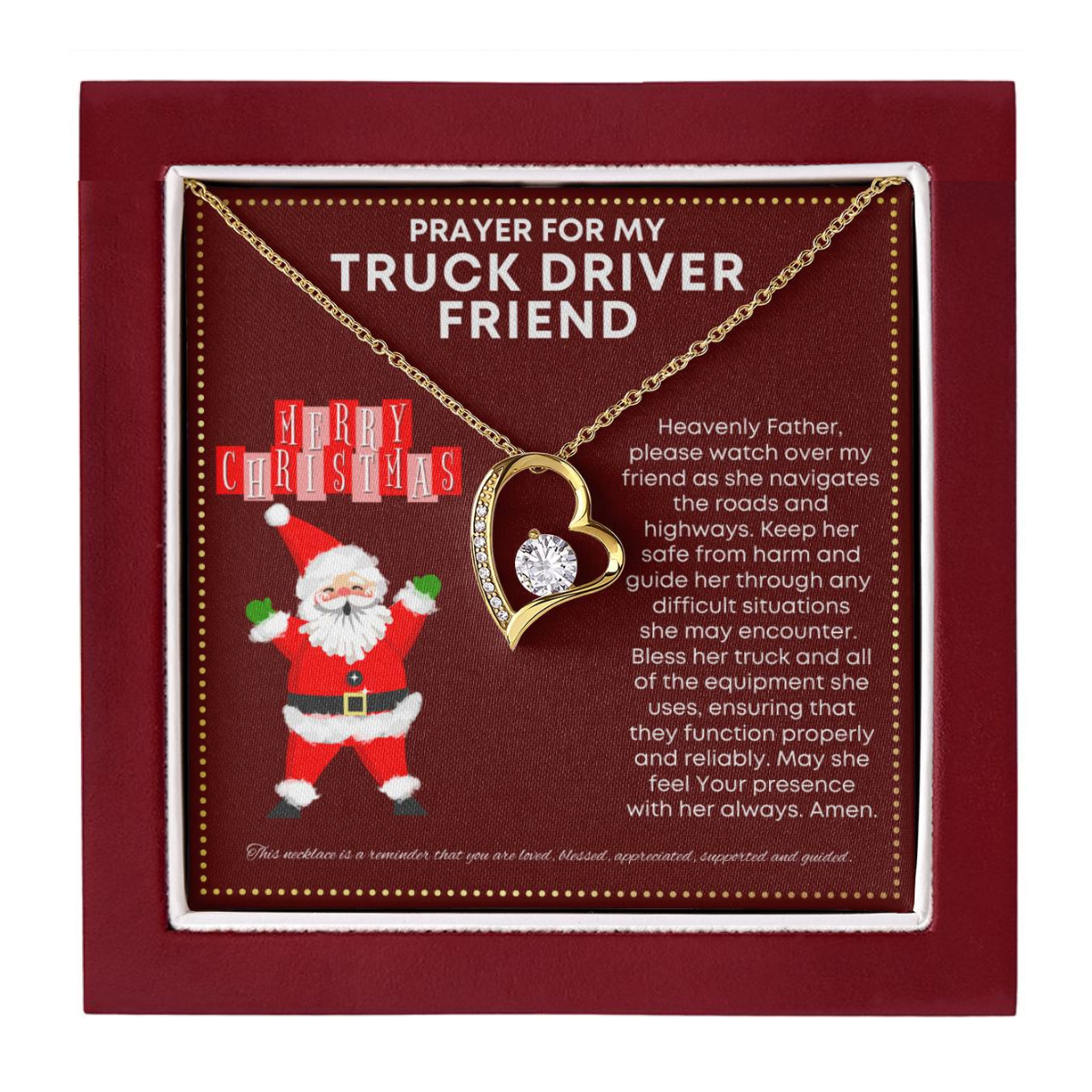 JGF Jewelry Gifts for Family Tow Truck Driver Gifts For Men From Friend For Christmas