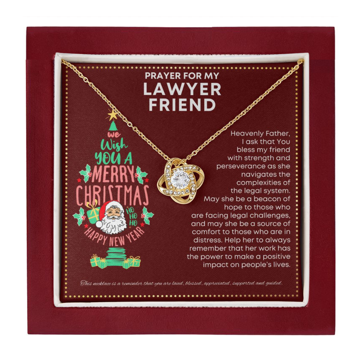 JGF Jewelry Gifts for Family Present Gift For Lawyer Female Friend Women