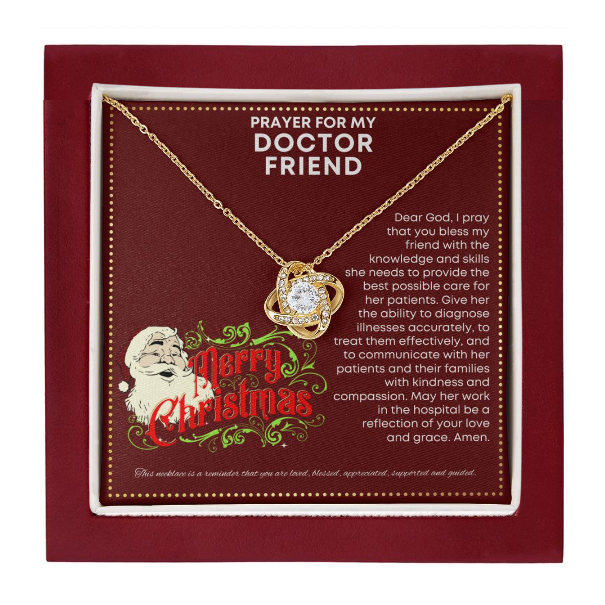 JGF Jewelry Gifts for Family I Love My Female Doctor Friend