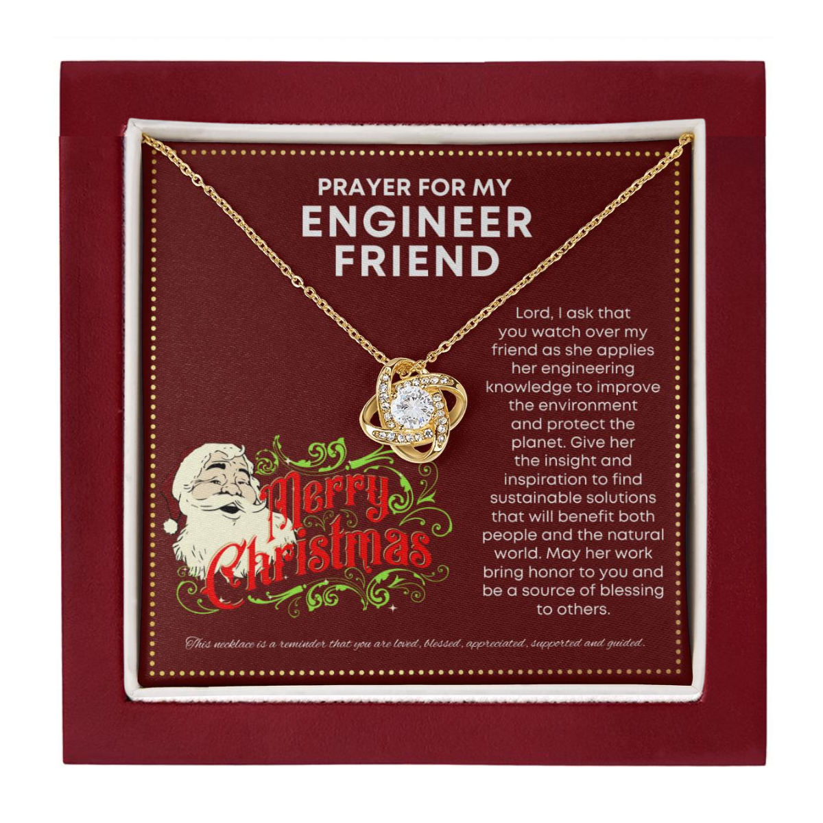 JGF Jewelry Gifts for Family Gift For Engineer Friend BFF Gifts For Adult Women Female Coworker