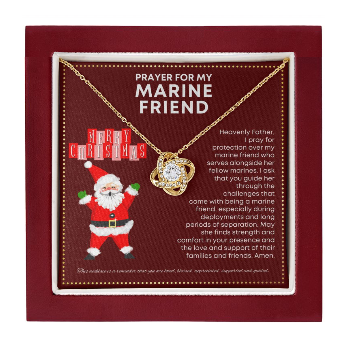 JGF Jewelry Gifts for Family Gift For My Marine Friend