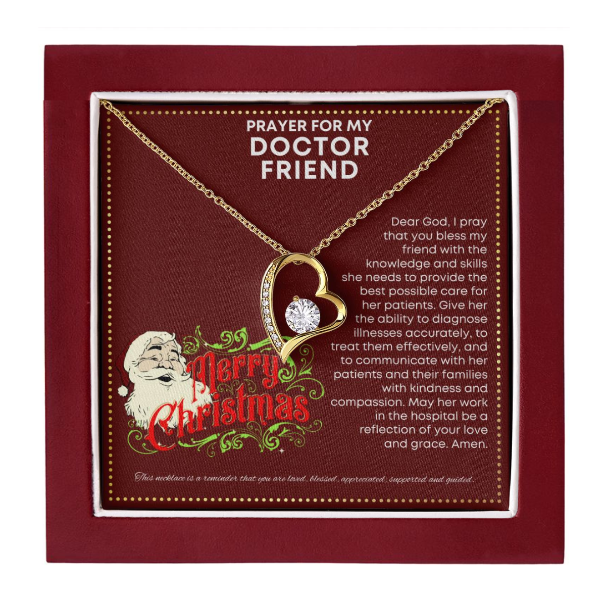 JGF Jewelry Gifts for Family My Friend Is A Doctor Female