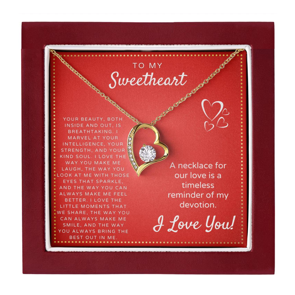 JGF Jewelry Gifts for Family Gifts For My Sweetheart