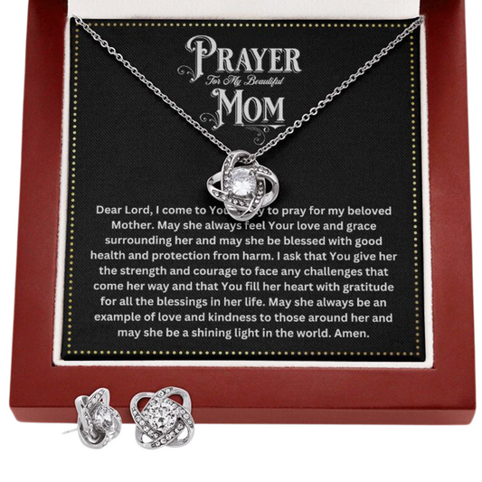 JGF Jewelry Gifts for Family | Basket Gift Set Items Birthday for Sister with Necklace | Prayer for Mom Far Away from Home to Send Love