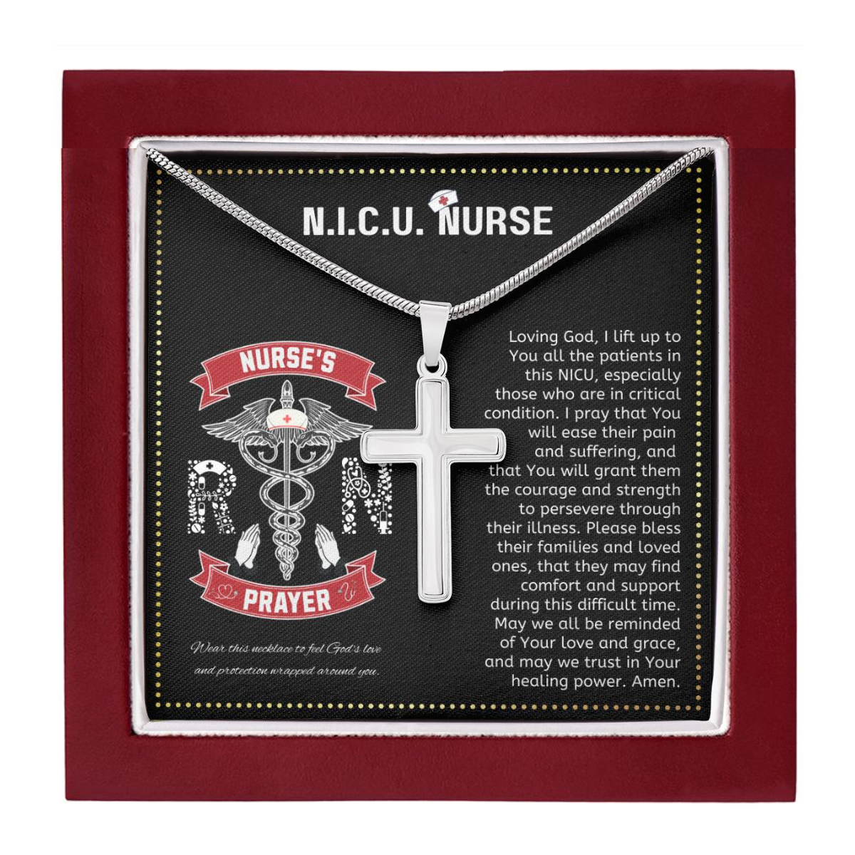 JGF Jewelry Gifts for Family | Neuro ICU Nurse Gifts | Nurse Appreciation Gifts For Women RN