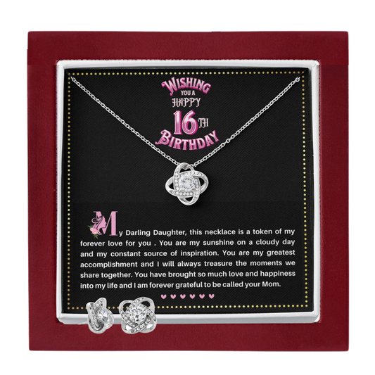 JGF Jewelry Gifts for Family | Birthday Gifts For 16 Year Old Girls Sweet Sixteen | 16th Birthday Gifts For Girls Necklace