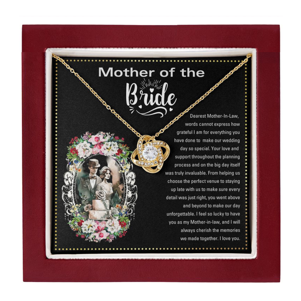 JGF Jewelry Gifts for Family | Step Mother Of The Bride Gifts From Groom