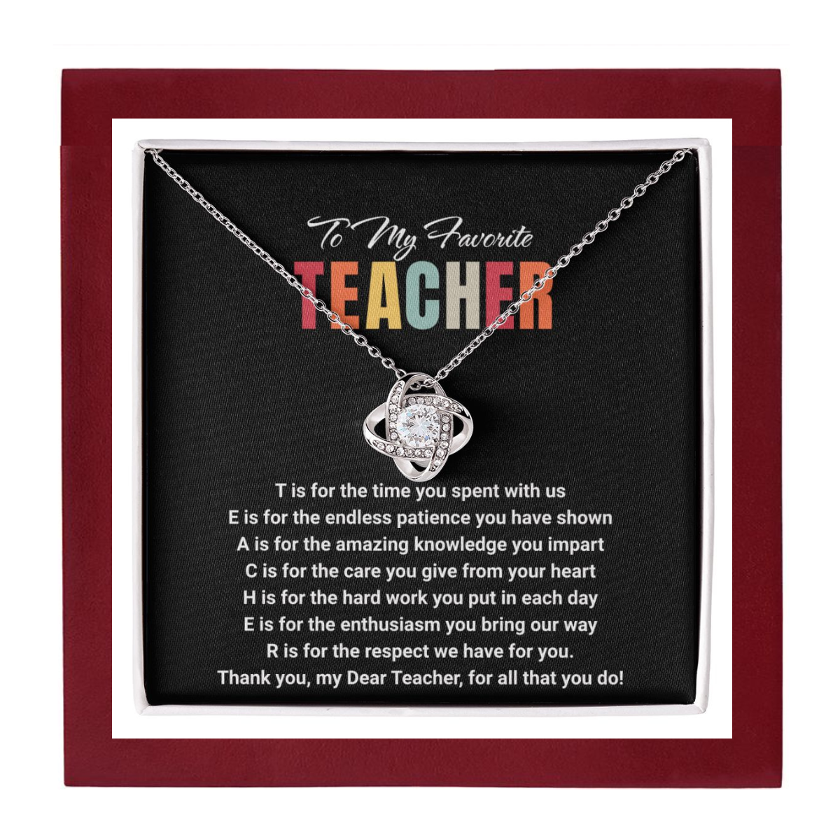 JGF Jewelry Gifts for Family: Appreciation Farewell Necklace Gift Ideas for Teachers Leaving for New Job