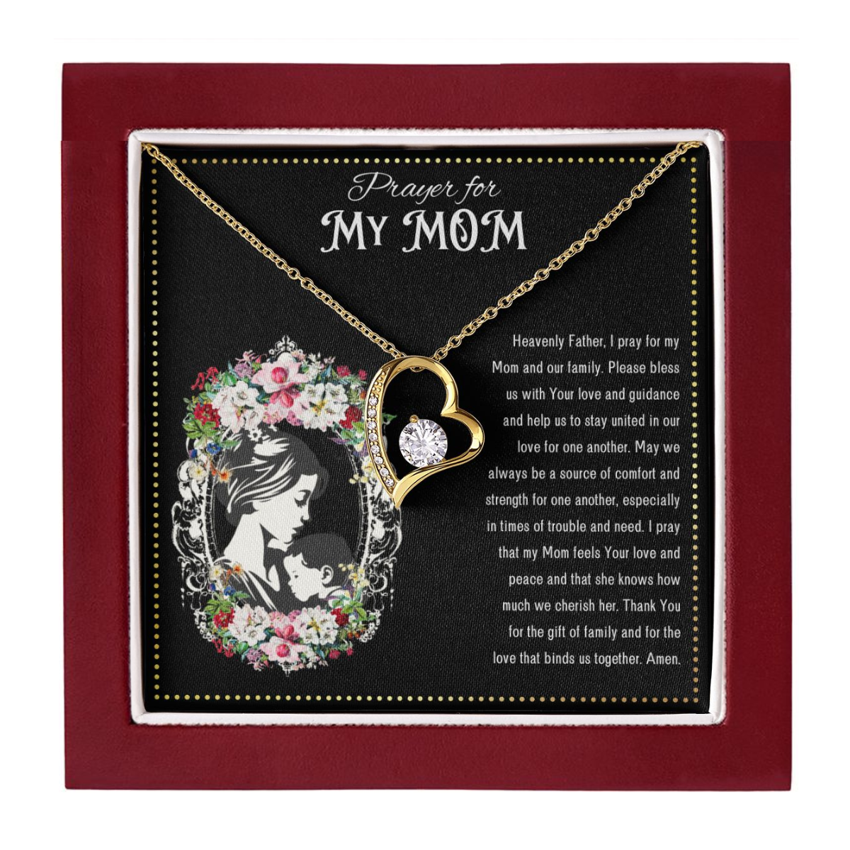 JGF Jewelry Gifts for Family | Prayer Partner Gifts For Women | Happy Birthday Mom Gifts From Daughter And Daughter Jewelry