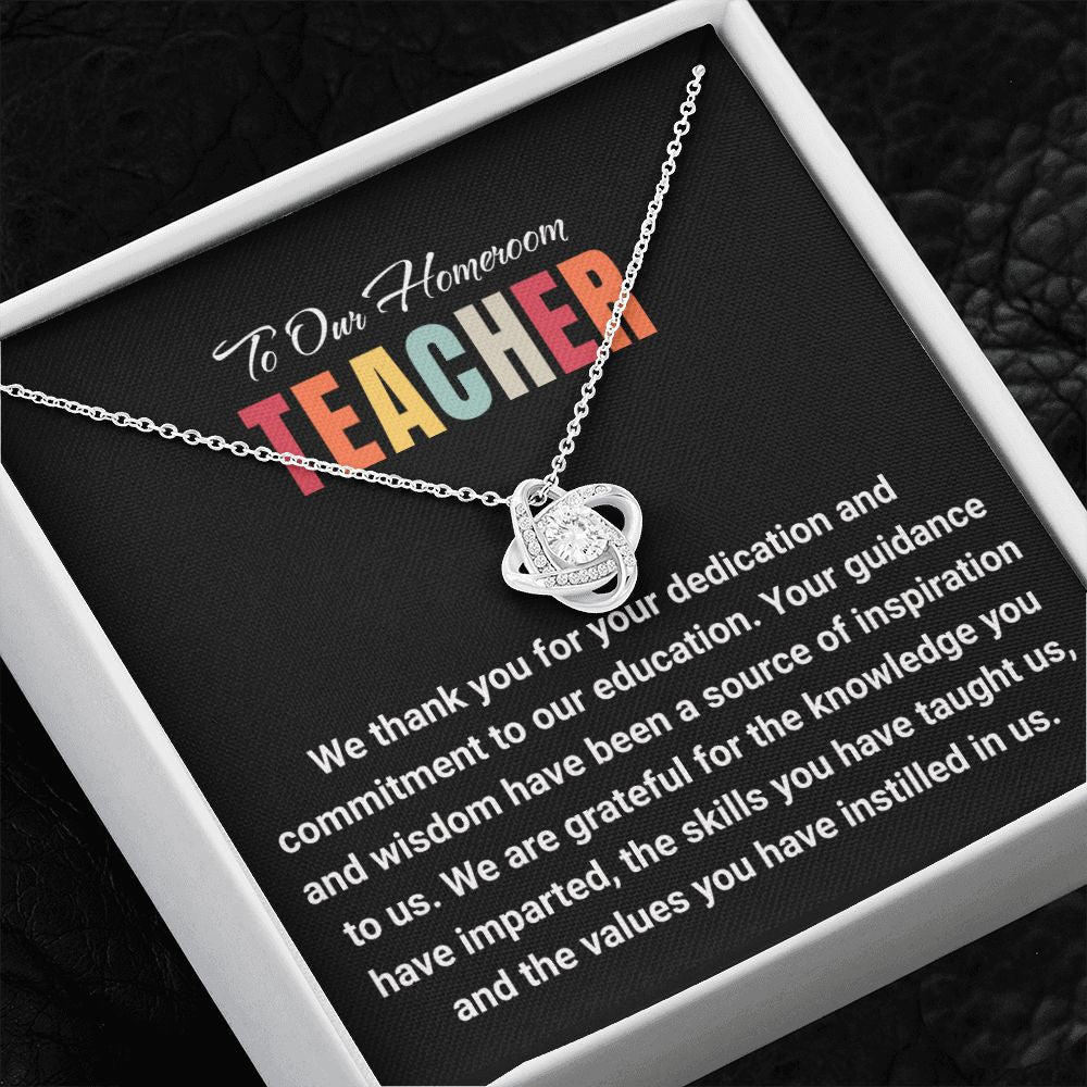 JGF Jewelry Gifts for Family: Thank You Teacher Appreciation Farewell End of Year Necklace Gift from Students