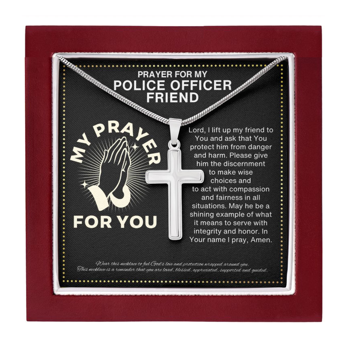 JGF Jewelry Gifts for Family Cop Police Officer Gifts for Men And Women
