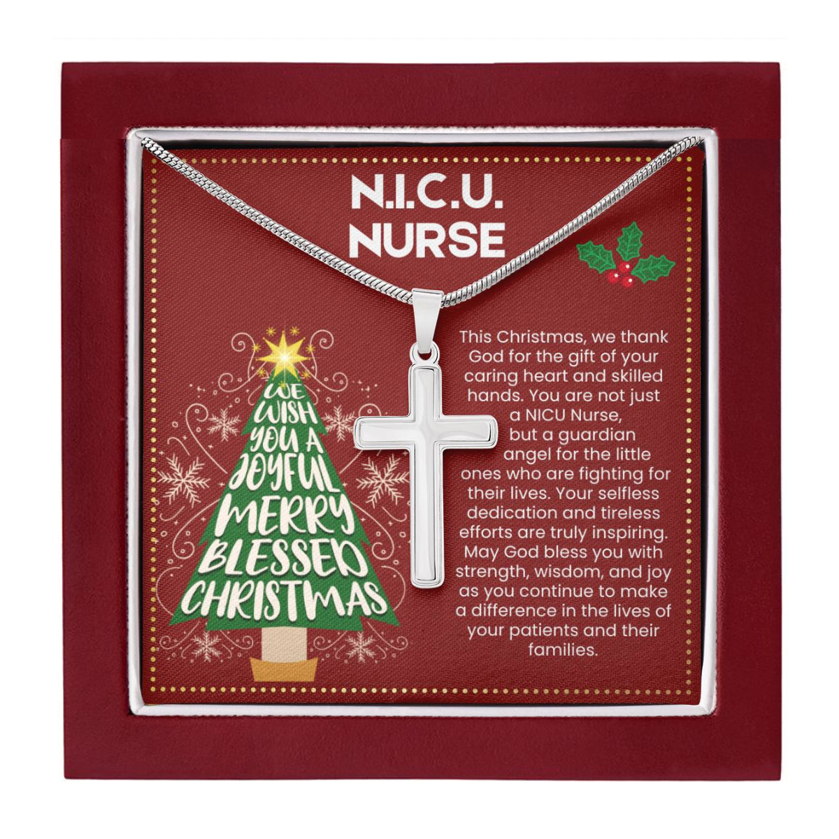 JGF Jewelry Gifts for Family Christmas Gifts for NICU Nurses