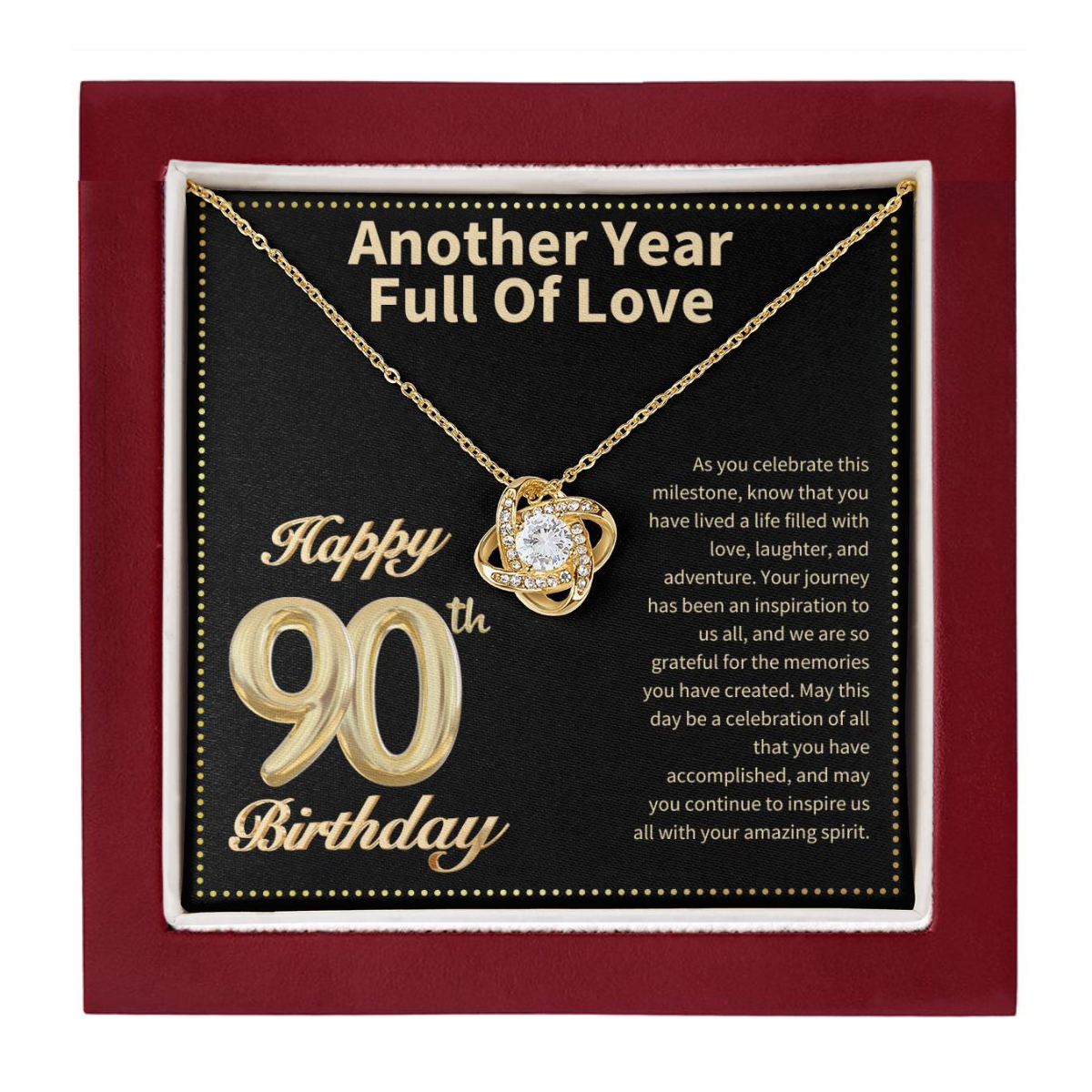 JGF Jewelry Gifts for Family 90th Birthday Gifts for Women