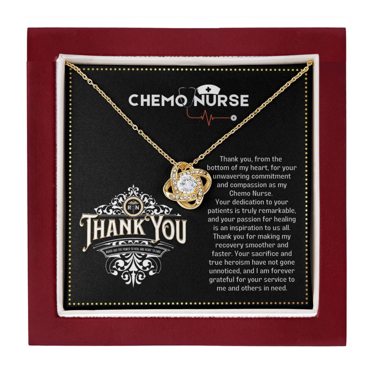 JGF Jewelry Gifts for Family | Thank You Gift Basket For Nurses From Patients | Women Necklace Pendant