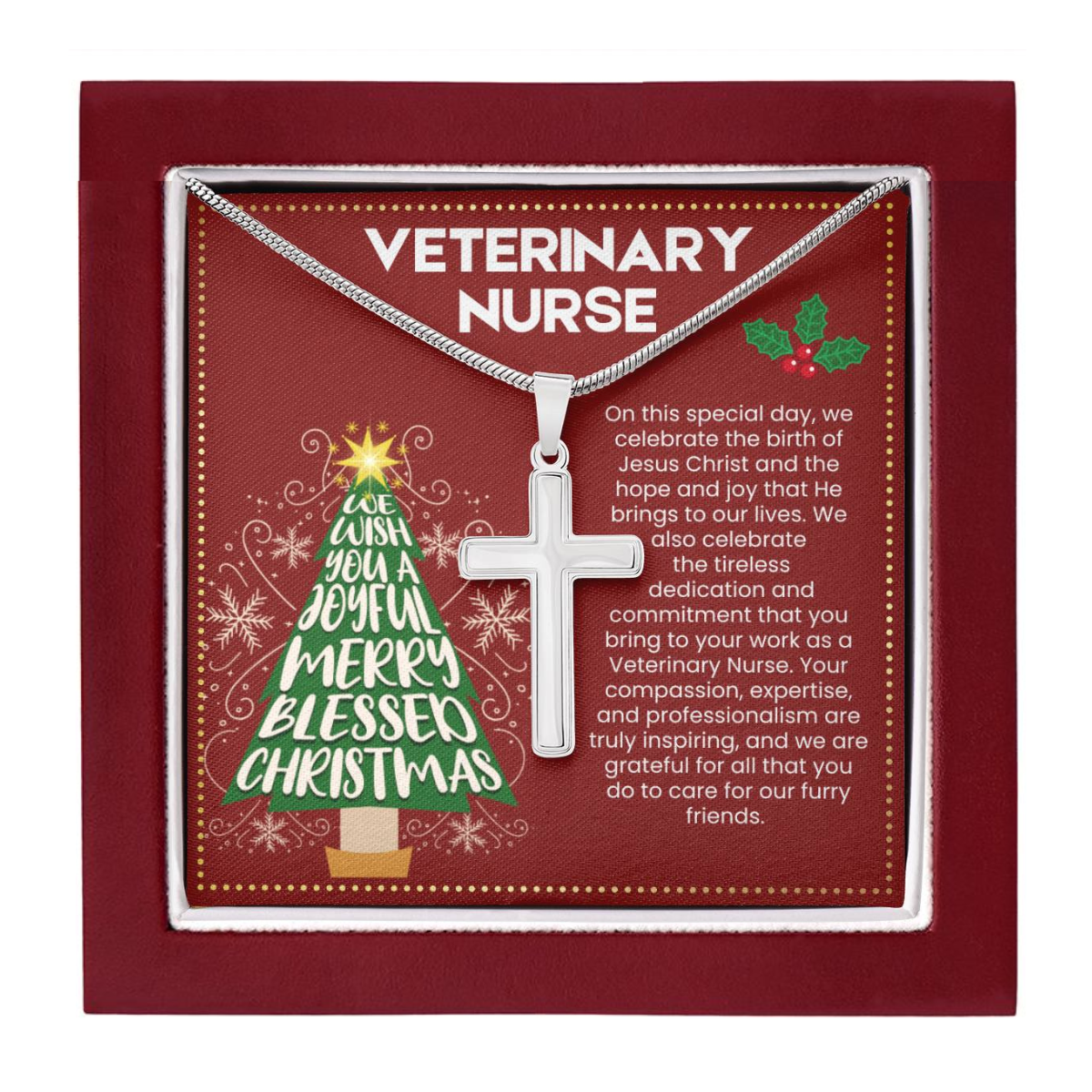 JGF Jewelry Gifts for Family Christmas Gifts for Veterinary Nurses