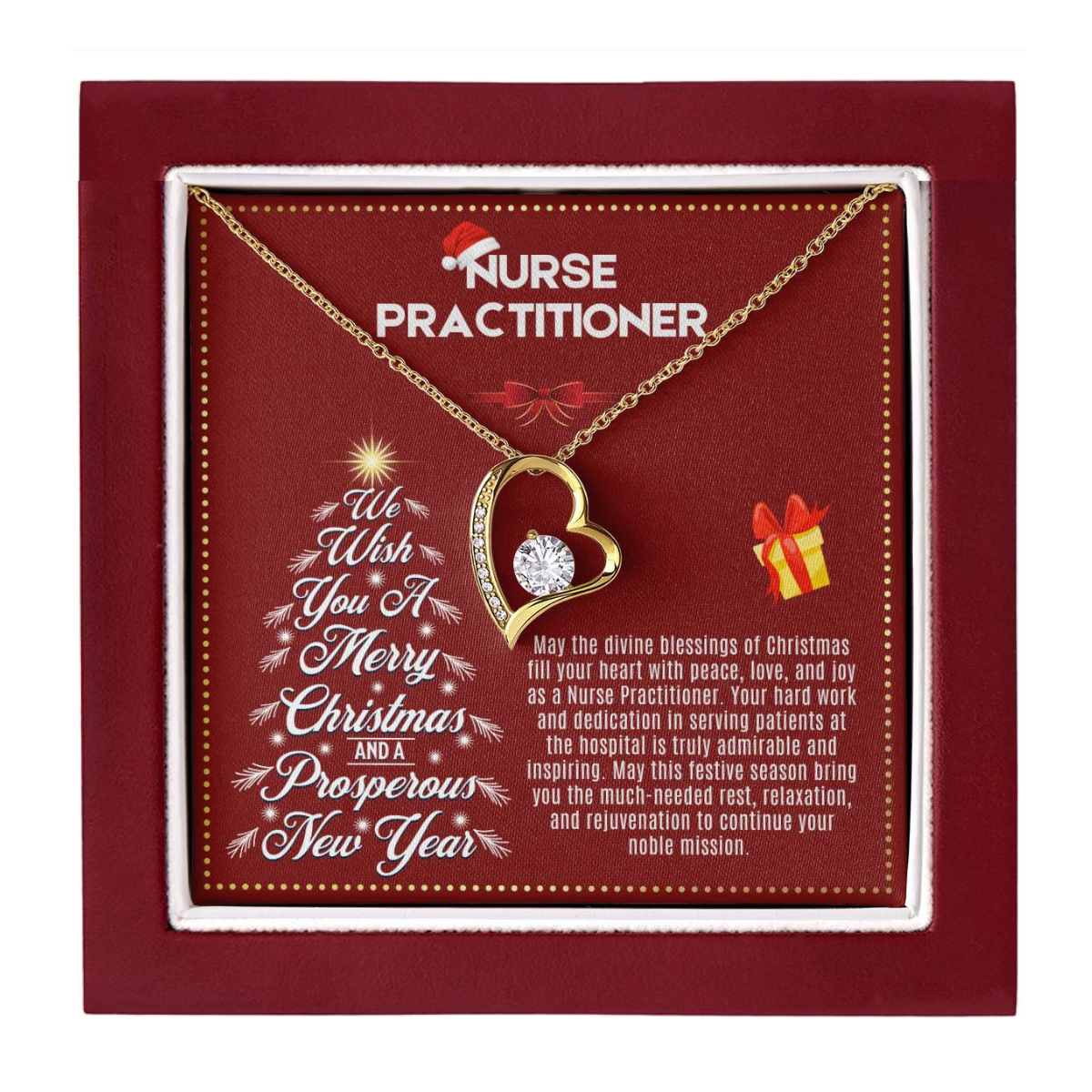 JGF Jewelry Gifts for Family | Nurse Practitioner Gifts for Women on Christmas