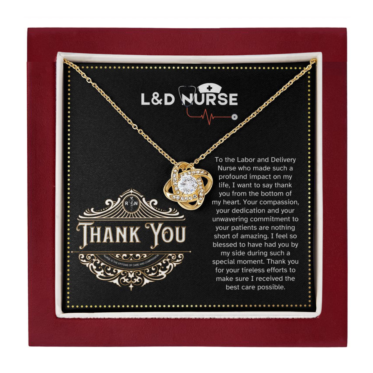 JGF Jewelry Gifts for Family Thank You Gifts For Labor And Delivery Nurses