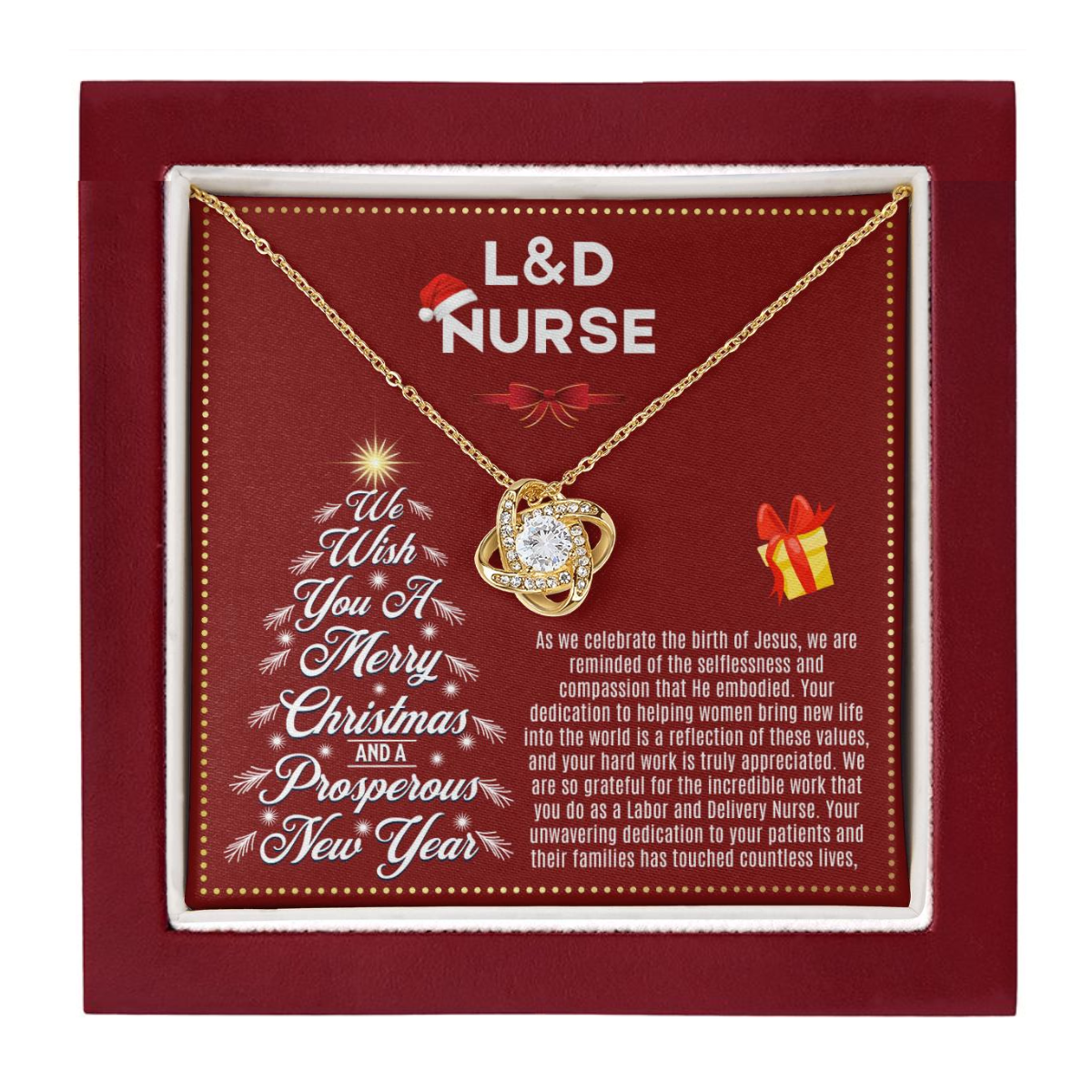 JGF Jewelry Gifts for Family Christmas Labor and Delivery L&D Nurse Gifts