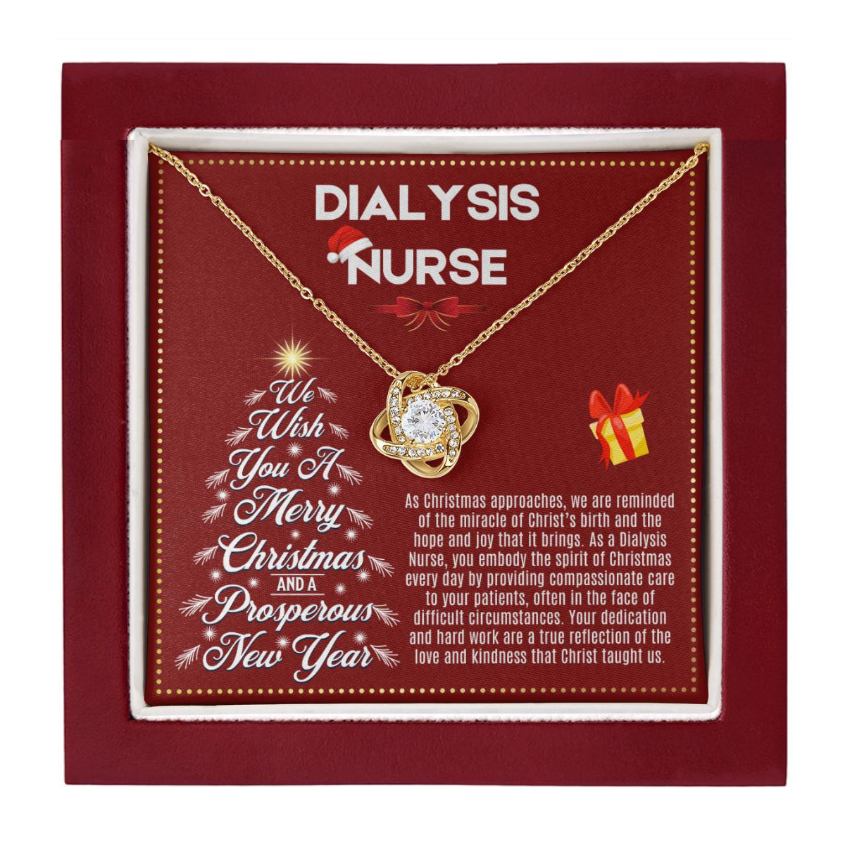 JGF Jewelry Gifts for Family | Christmas Registered Nurse RN Dialysis Practitioner Nurse Gifts for Women