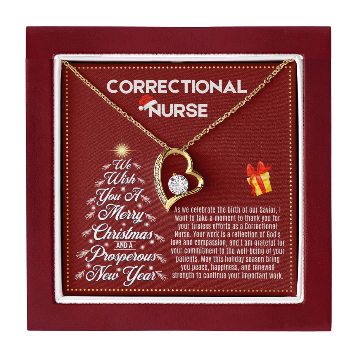 JGF Jewelry Gifts for Family | Correctional Nurse Gifts for Christmas