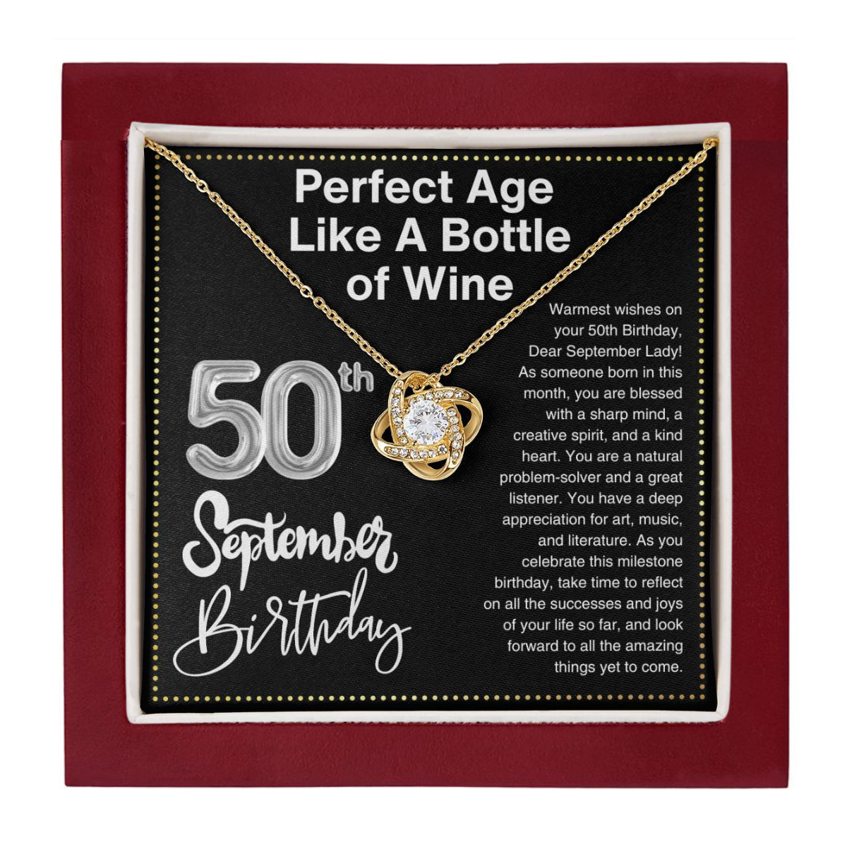 JGF Jewelry Gifts for Family 50th Birthday Gifts Ideas For Women September