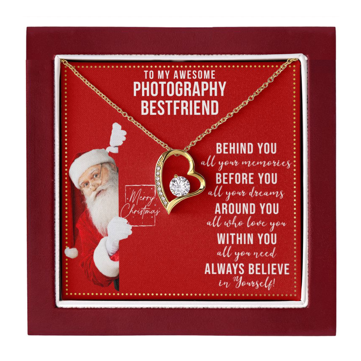 JGF Jewelry Gifts for Family Christmas Stocking Stuffer Photography BFF Best Friend Bestie Gifts