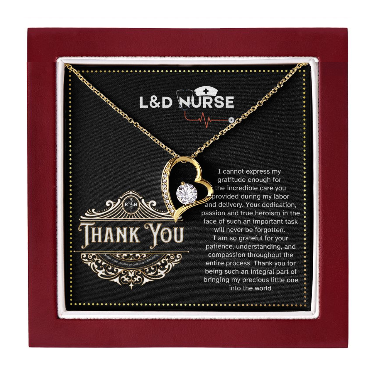 JGF Jewelry Gifts for Family Labor And Delivery Nurse Appreciation Gifts for Women