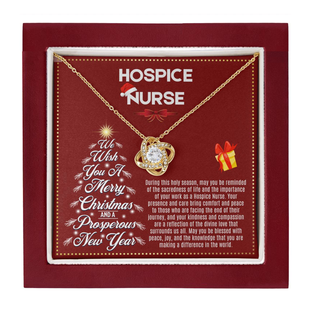JGF Jewelry Gifts for Family | Christmas Registered Nurse RN Hospice Practitioner Nurse Gifts for Women