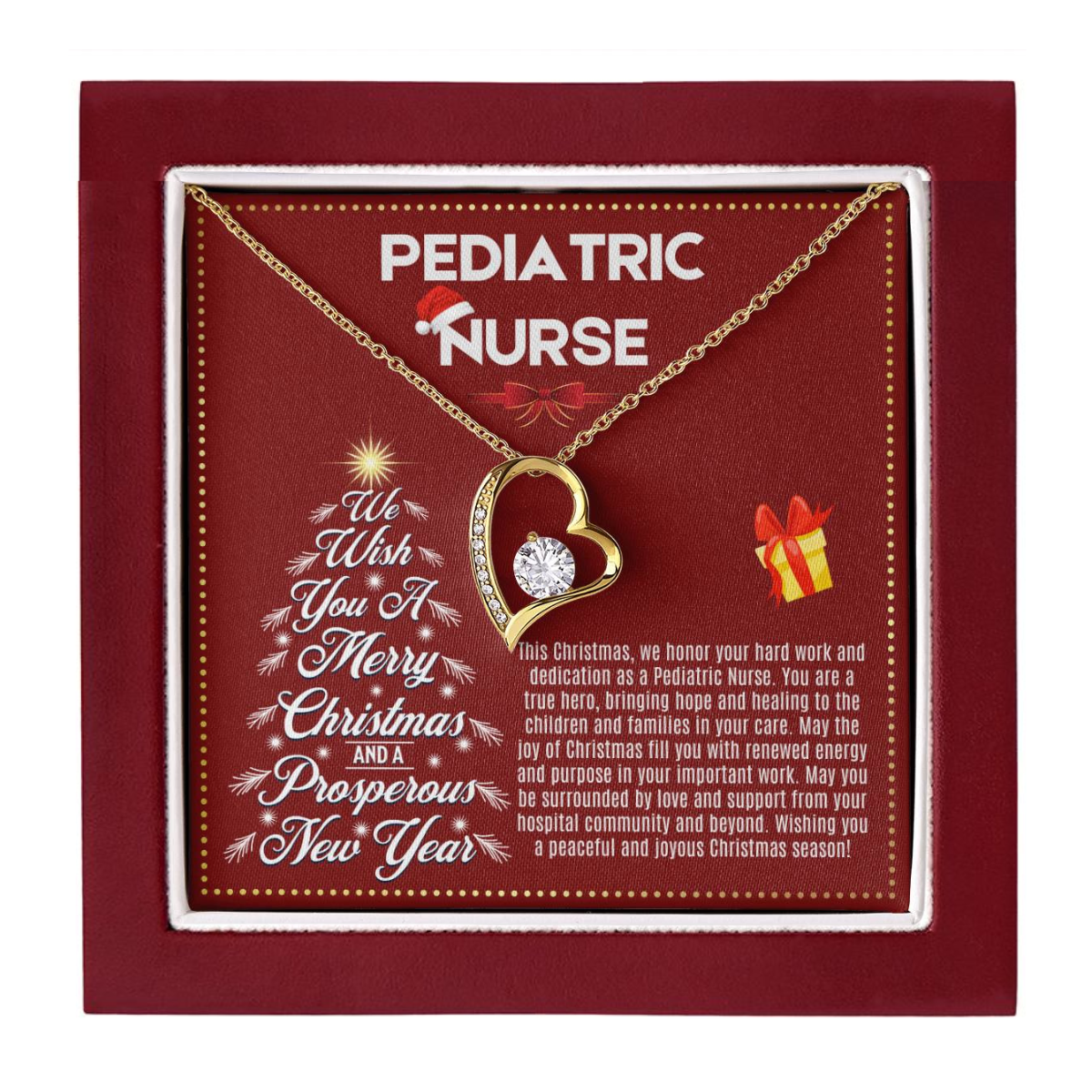 JGF Jewelry Gifts for Family | Pediatric Nurse Practitioner Gift for Christmas