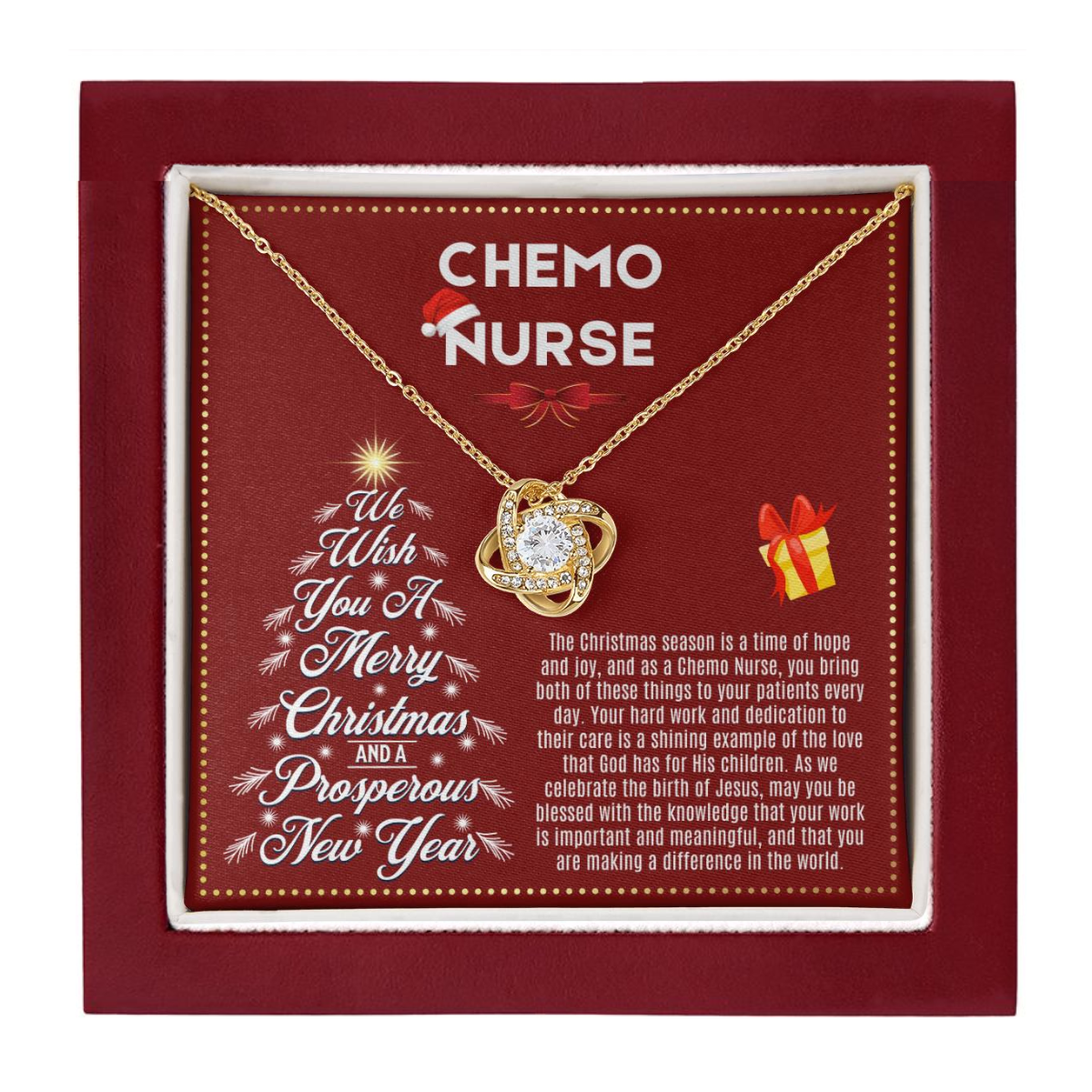 JGF Jewelry Gifts for Family | Christmas Registered Nurse RN Chemo Practitioner Nurse Gifts for Women