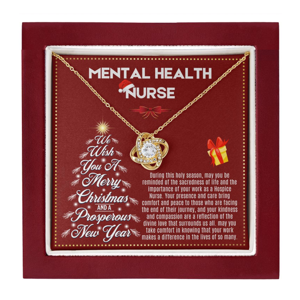 JGF Jewelry Gifts for Family | Christmas Registered Nurse RN Mental Health Practitioner Nurse Gifts for Women