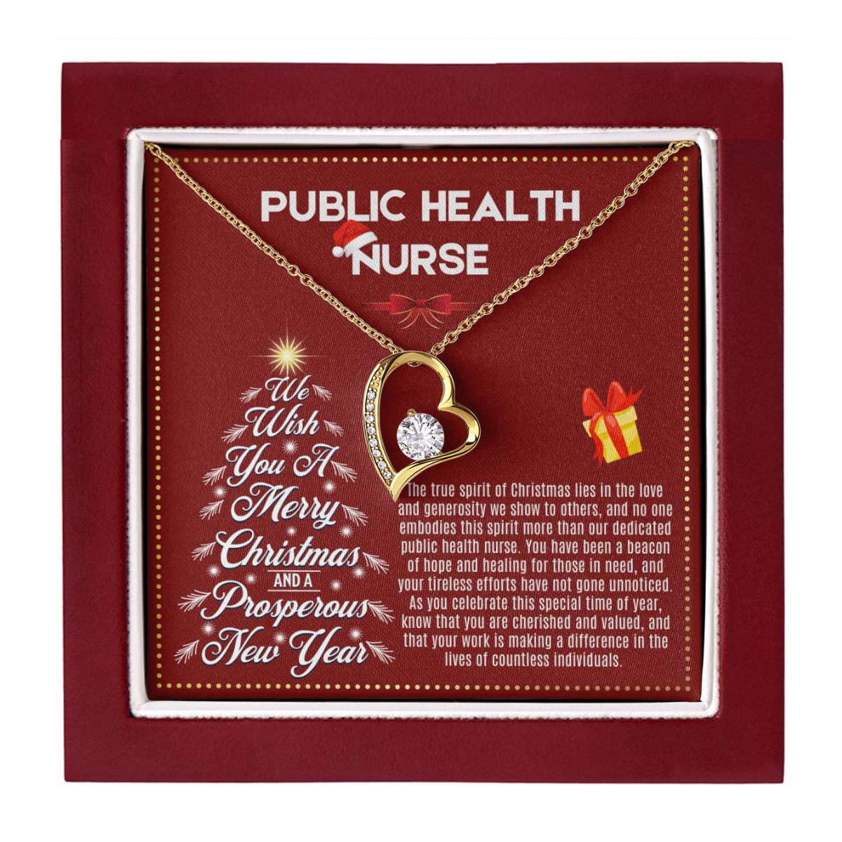 JGF Jewelry Gifts for Family | Public Health Nurse Gifts for Christmas